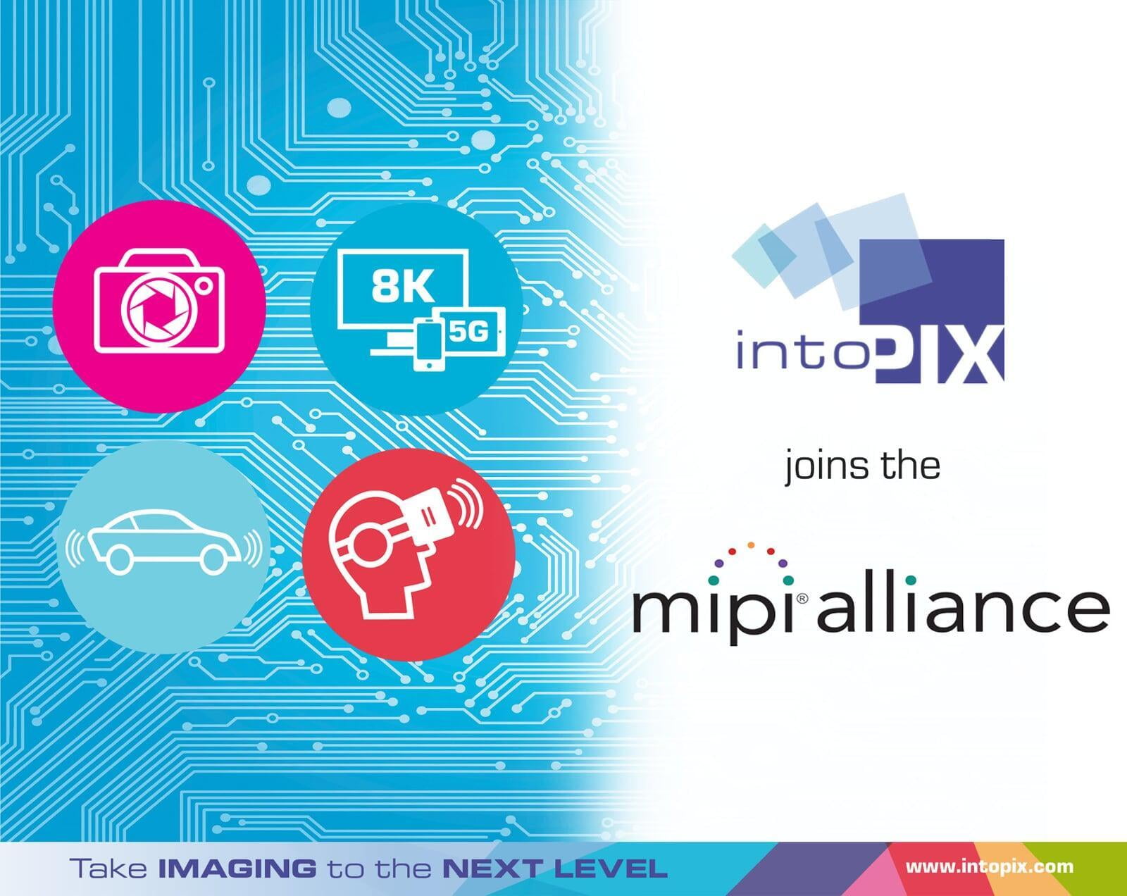 intoPIX 加入MIPI聯盟